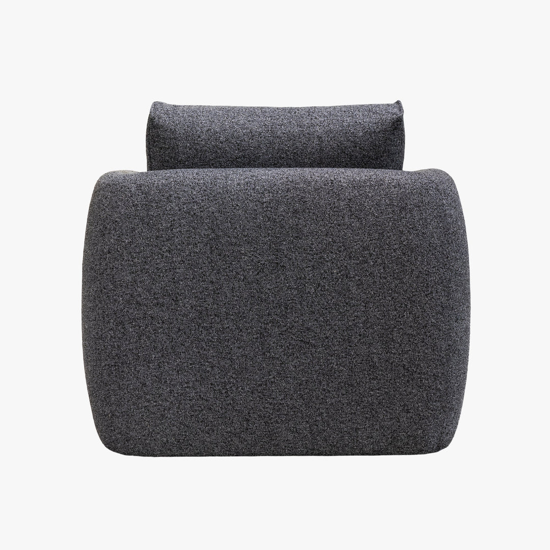 DAYLA Fauteuil en tissu bleu - AMIRELLI