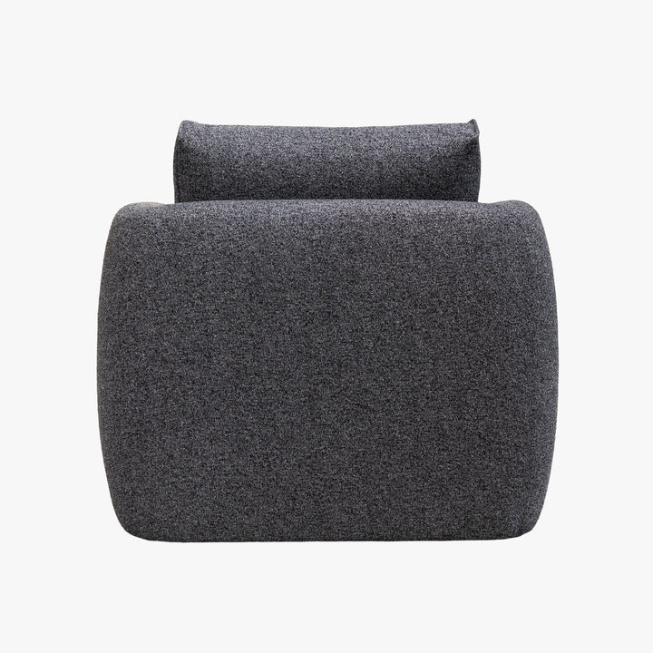 DAYLA Fauteuil en tissu bleu - AMIRELLI